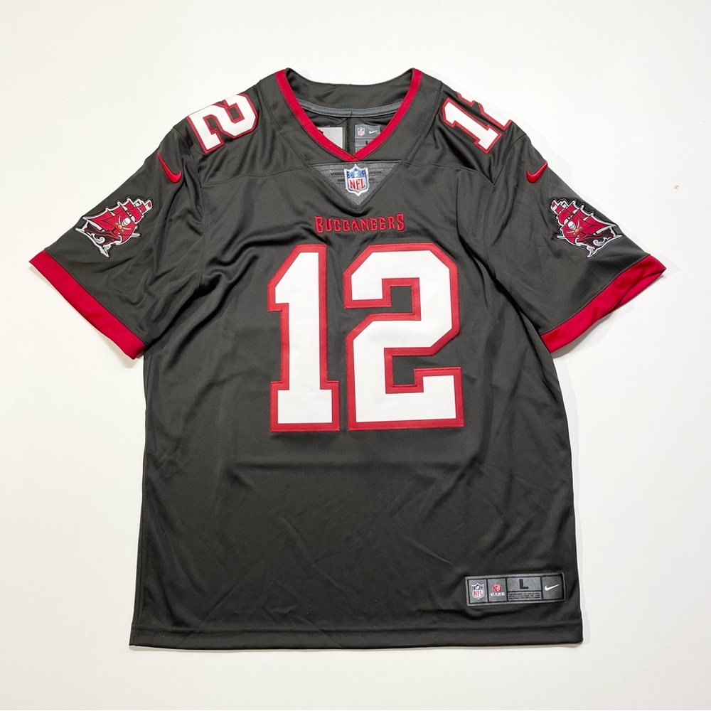 Nike Vapor Limited Tom Brady Pewter Tampa Bay Buccaneers Jersey Men’s Large